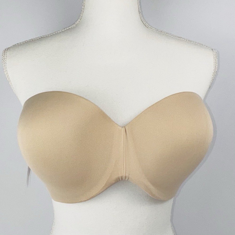 Maidenform Beige‎ Nude Tan Bra SN0004 36D Perfect Coverage For Days Convertible